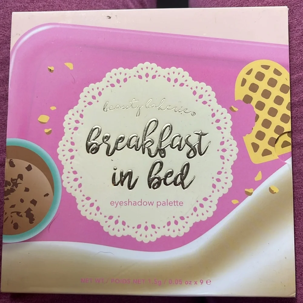 Beauty Bakerie Cosmetics 9 Shade Eyeshadow Glitter Palette Breakfast in Bed